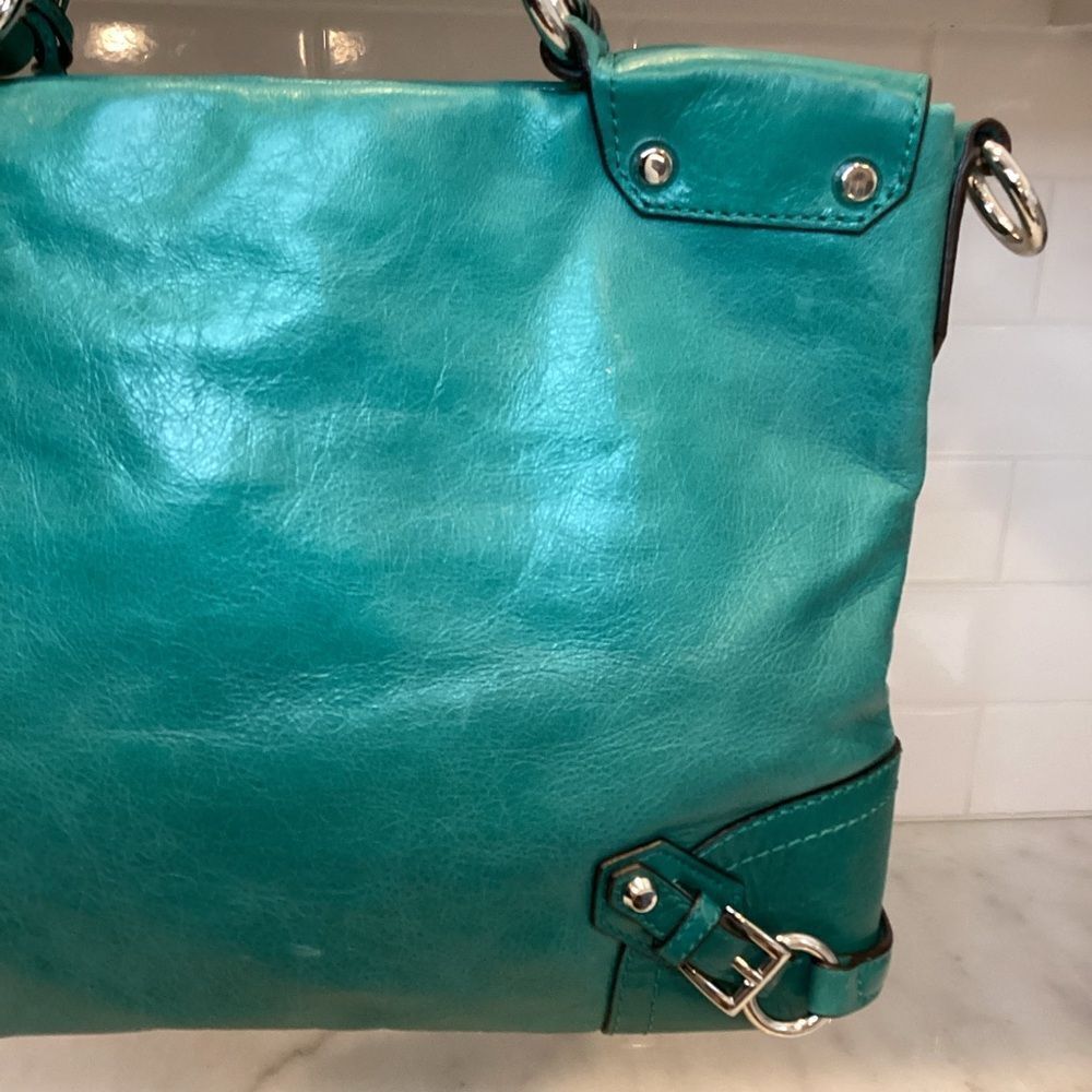Michael Kors Bag Purse Handbag Leather Fallon Zip Tosca Satchel Shoulder Bag - Picture 5 of 14